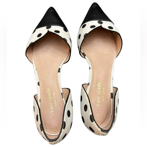 Kate Spade Maison Polka Dot Flats Sz 6 - Picture 3 of 7